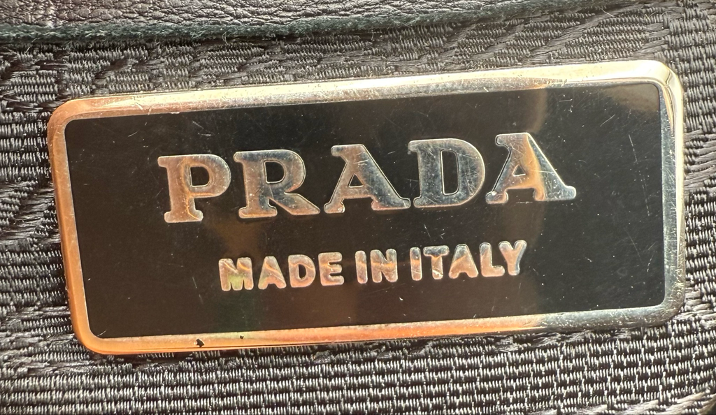 Prada Soft Leather Hobo Vintage Shoulder Bag