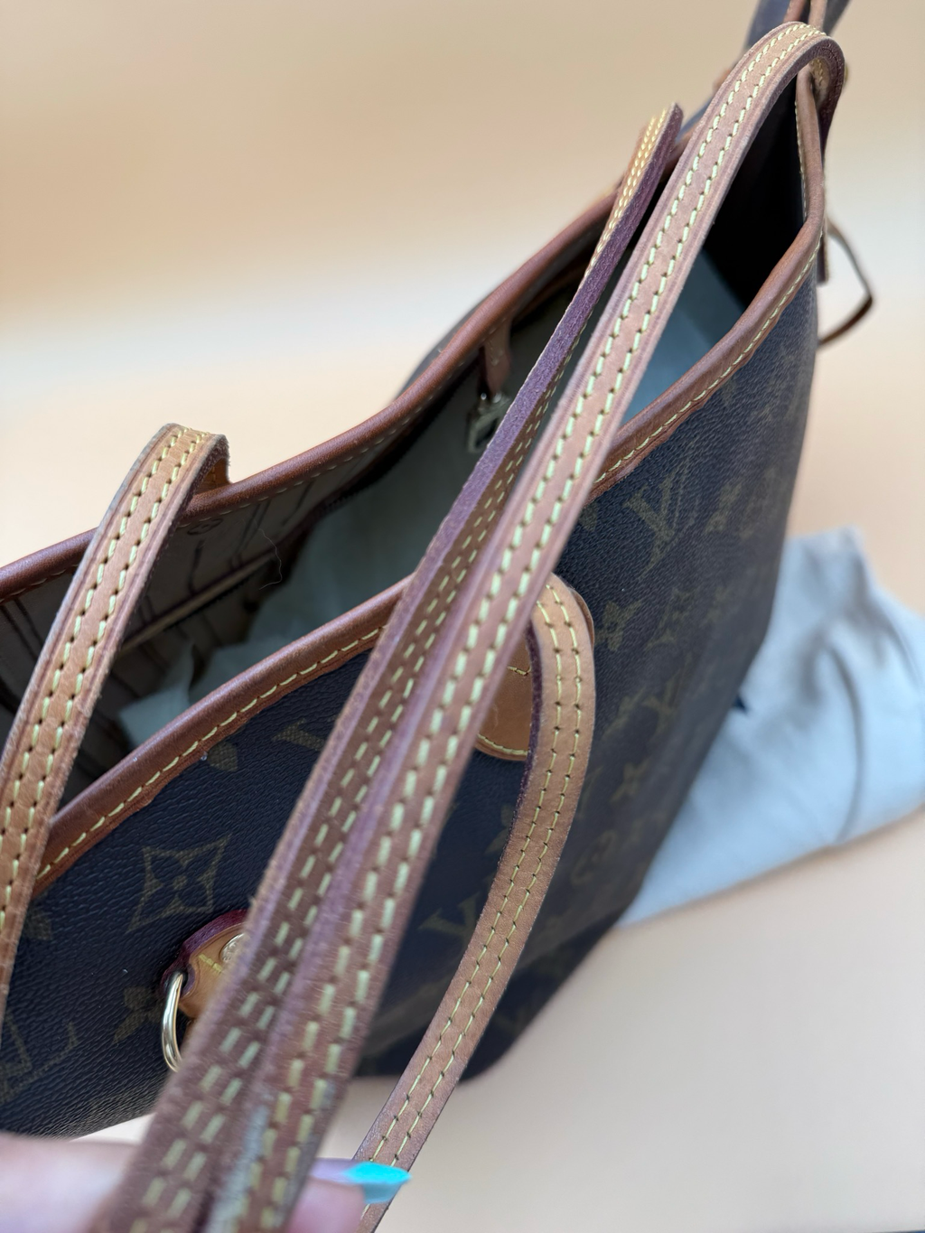 Louis Vuitton Neverfull Mm Tote Monogram Shoulder Bag