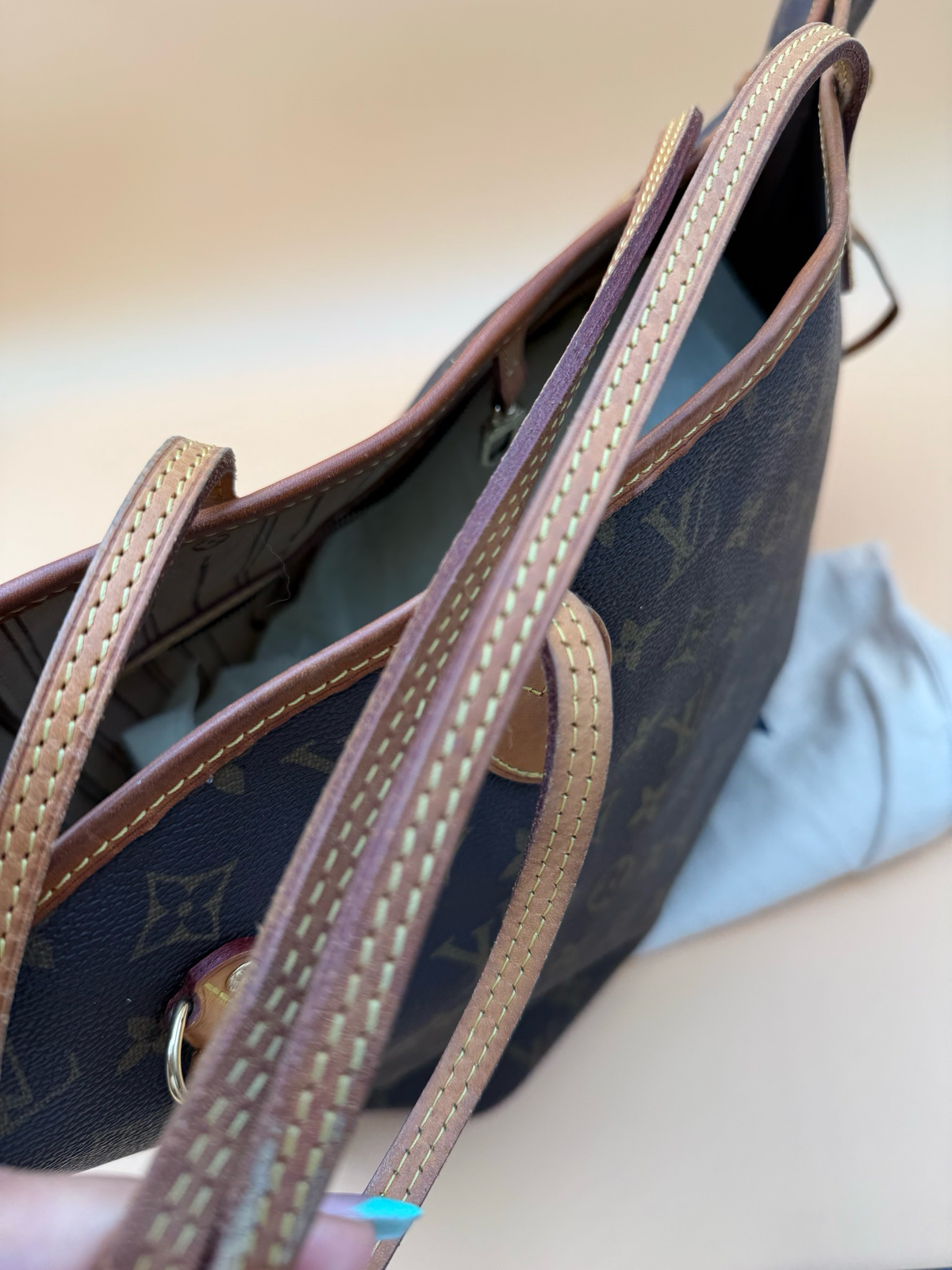 Louis Vuitton Neverfull Mm Tote Monogram Shoulder Bag