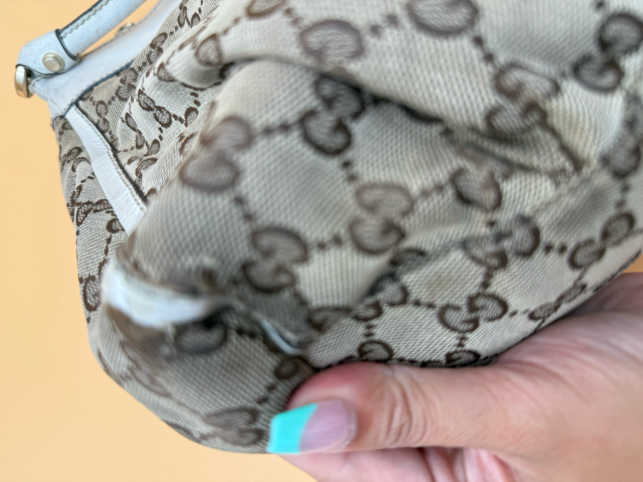 Gucci Abbey Tote Shoulder Canvas
