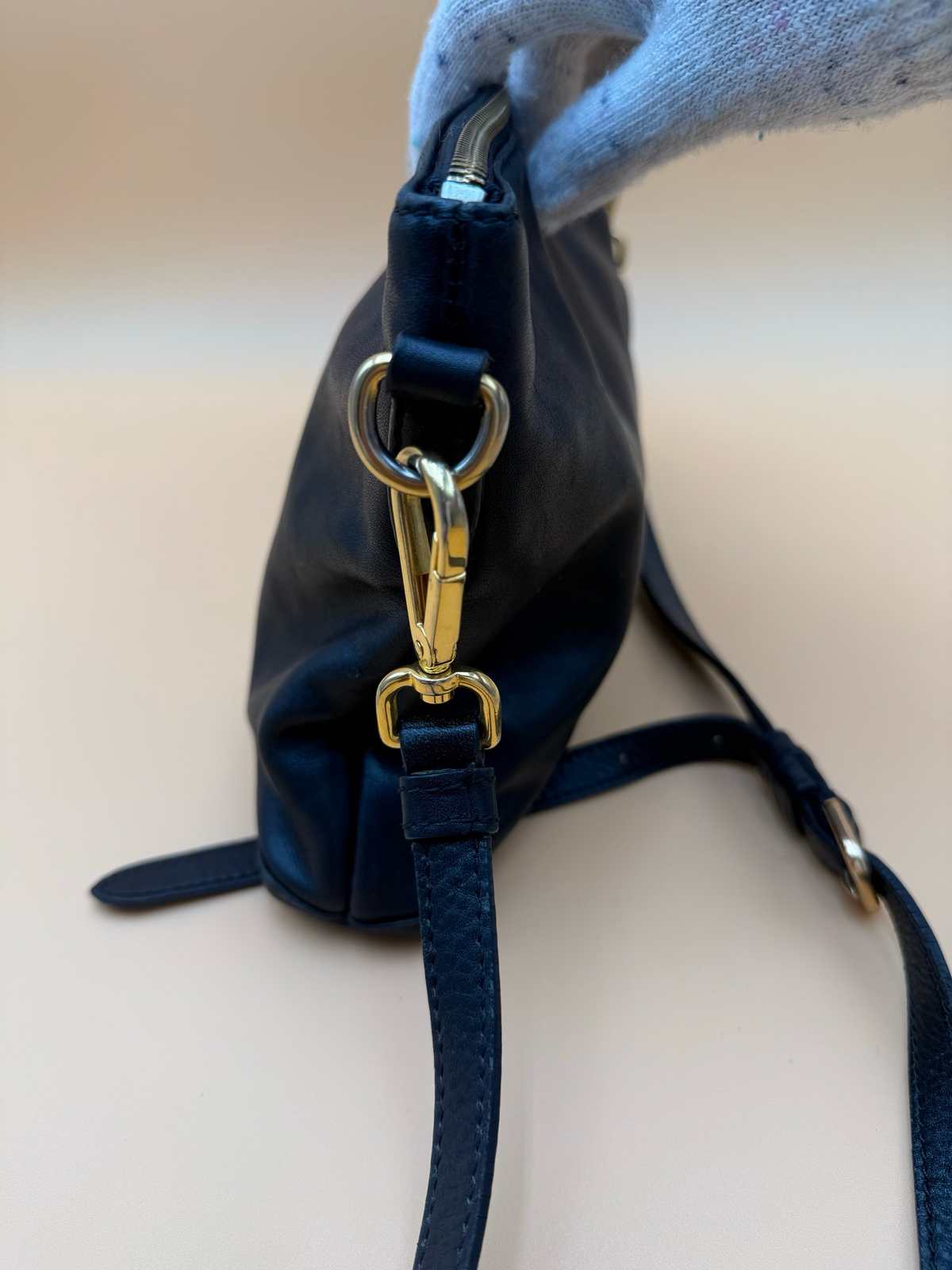 Prada Soft Calfskin Messenger Crossbody