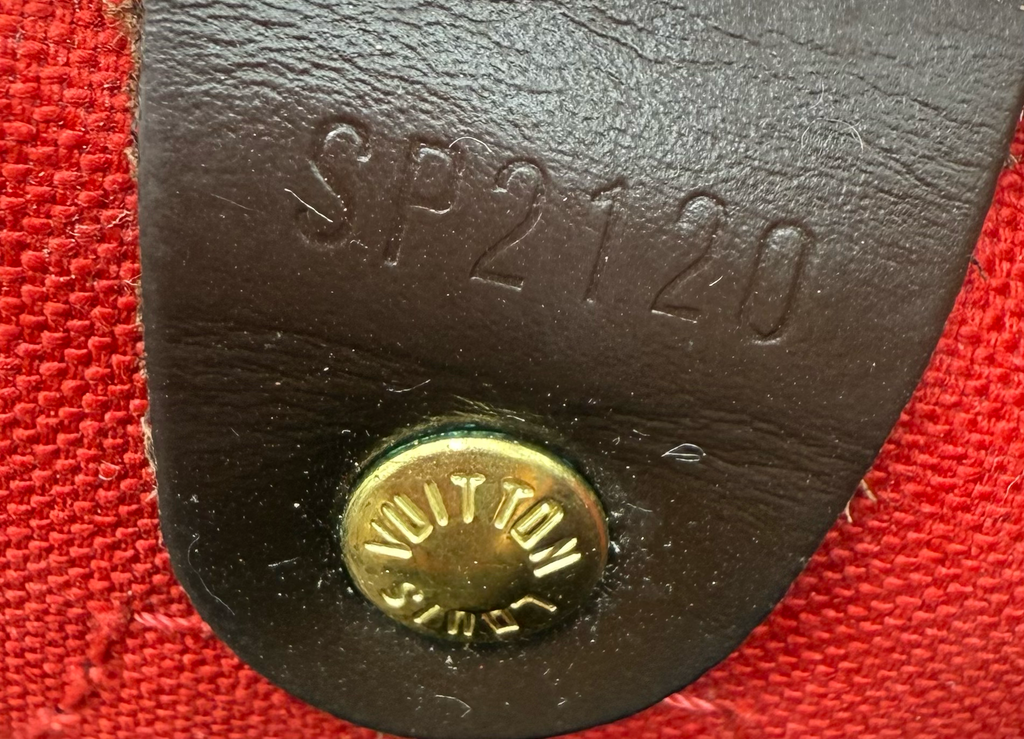 Louis Vuitton Speedy 35 Damier Ebene Satchel Top Handle