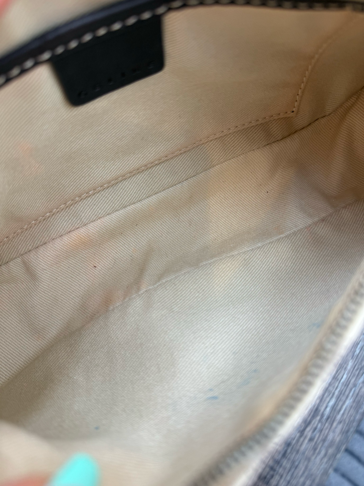 Celine Triomphe Macadam Shoulder Hobo Pochette