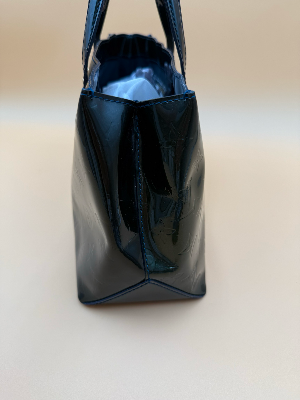 Louis Vuitton Wilshire Pm Bleu Nuit Top Handle