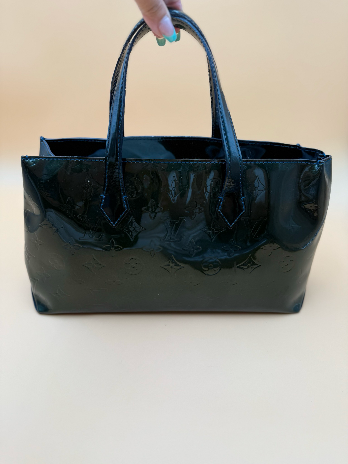Louis Vuitton Wilshire Pm Bleu Nuit Top Handle