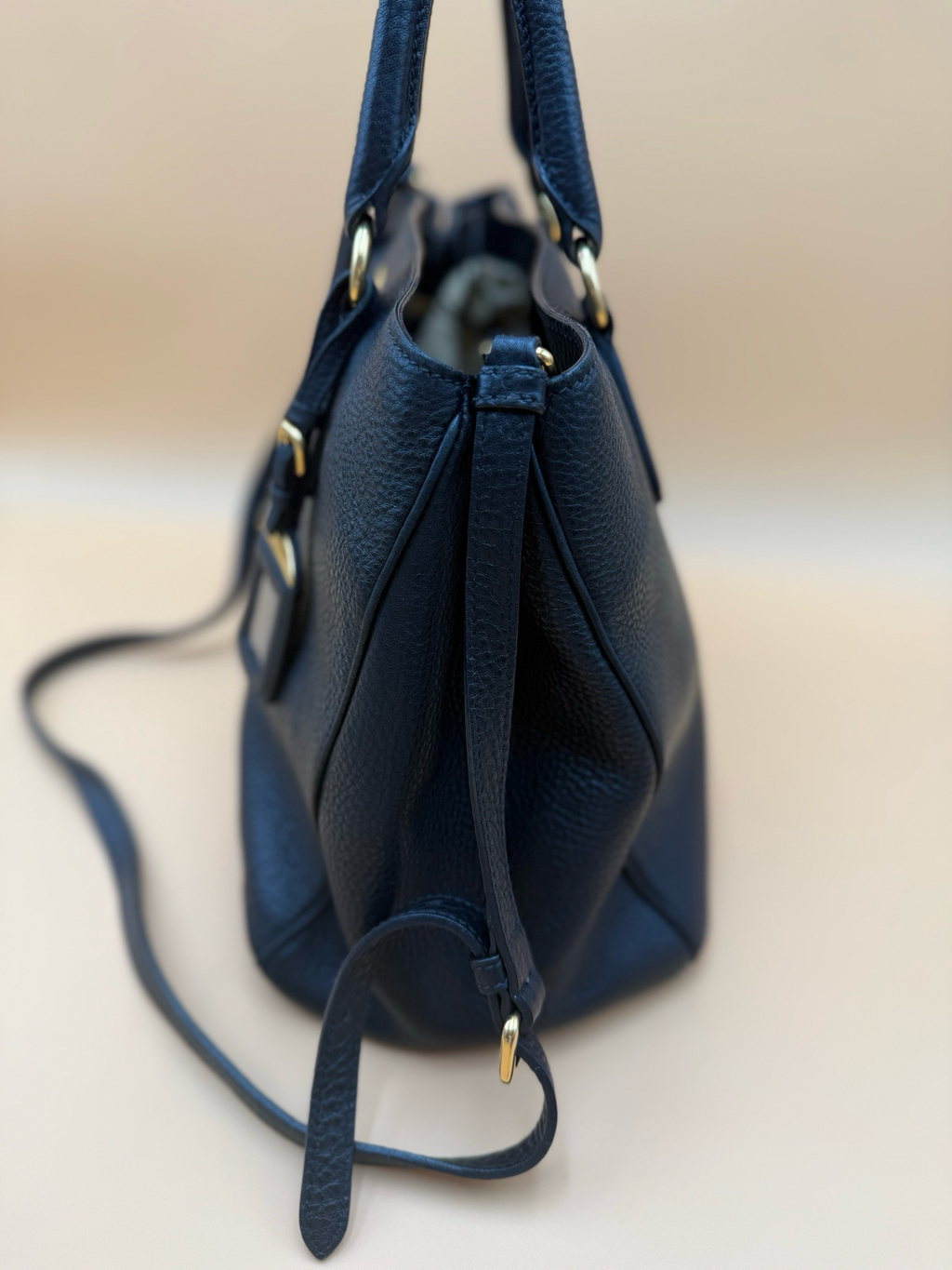 Prada Vitello Daino Convertible Tote Crossbody