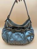Gucci Dialux Hobo Guccissima Metallic Bow Shoulder Bag