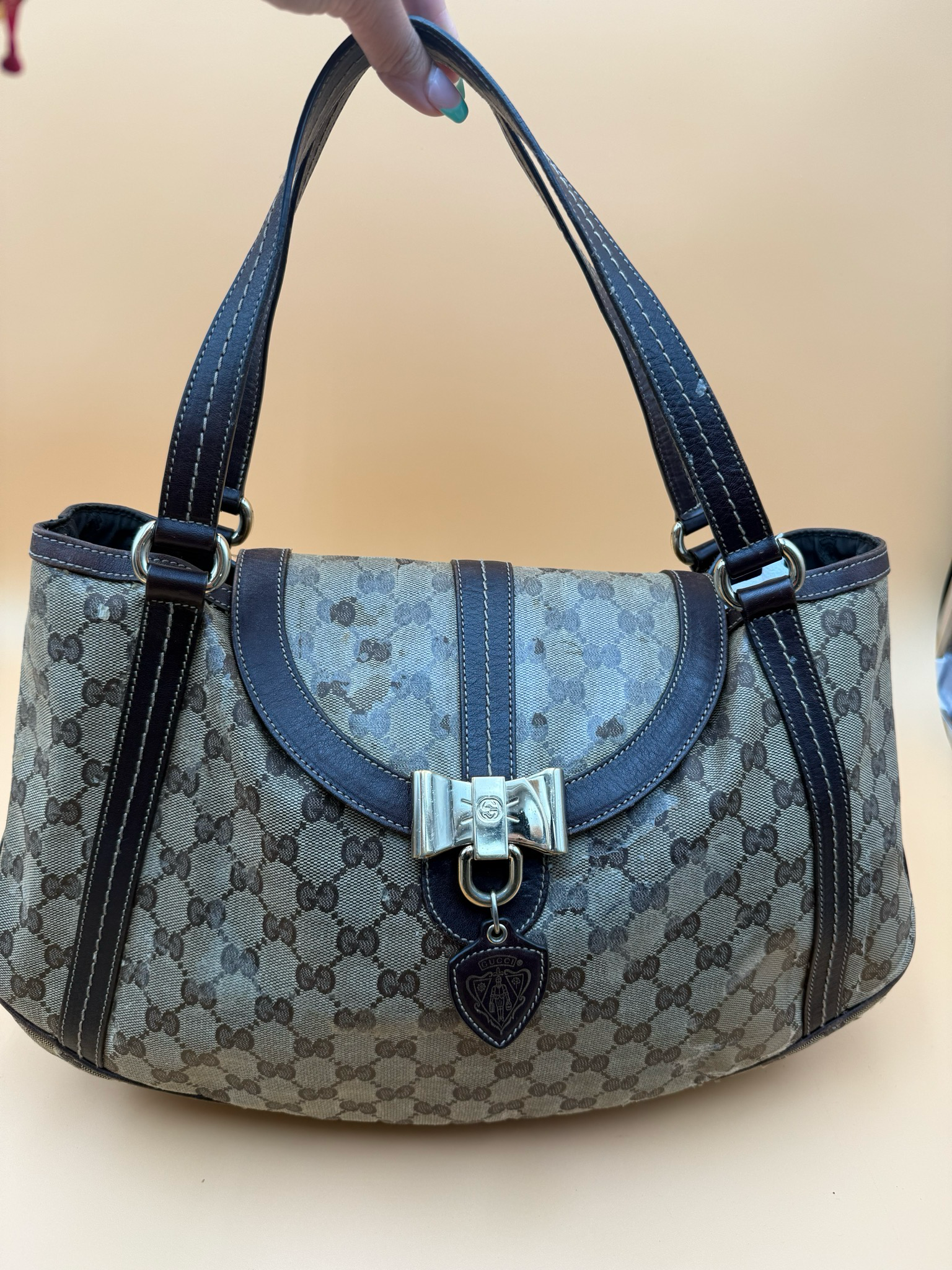 Gucci Crystal Duchessa Tote Shoulder