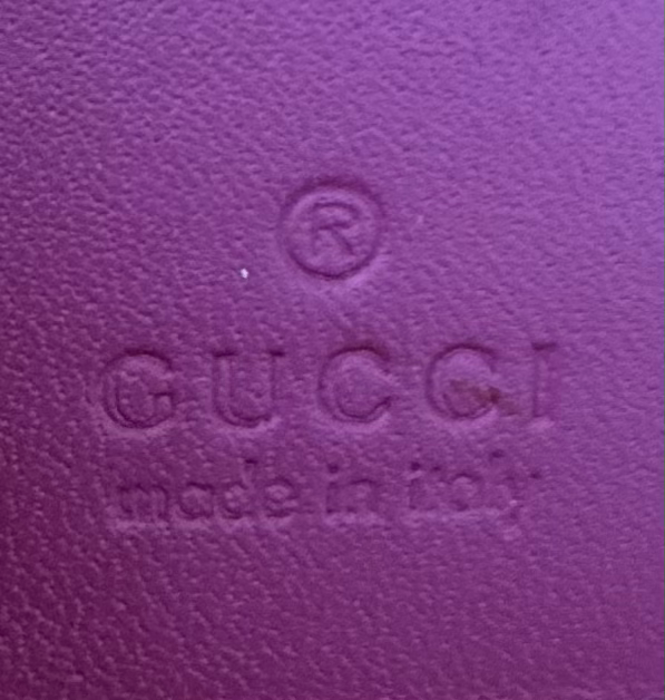 Gucci Monogram Supreme Short Wallet Padlock