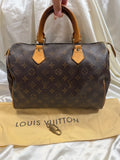 Louis Vuitton Speedy Monogram 30 Satchel Boston Bowler