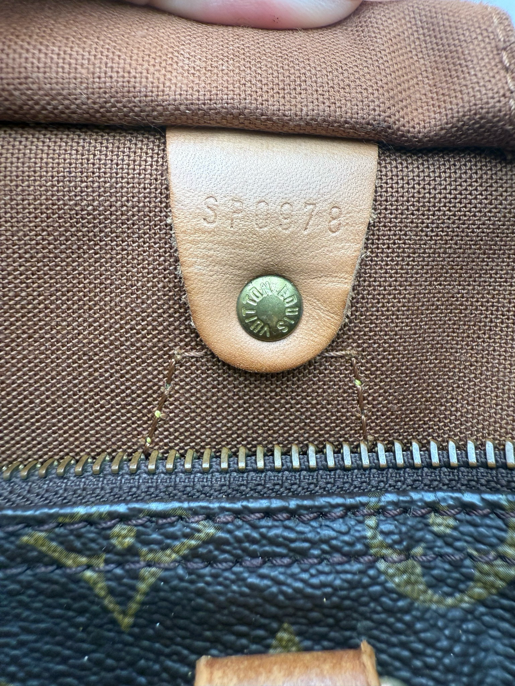 Louis Vuitton Monogram Speedy 35 Boston Satchel Top Handle