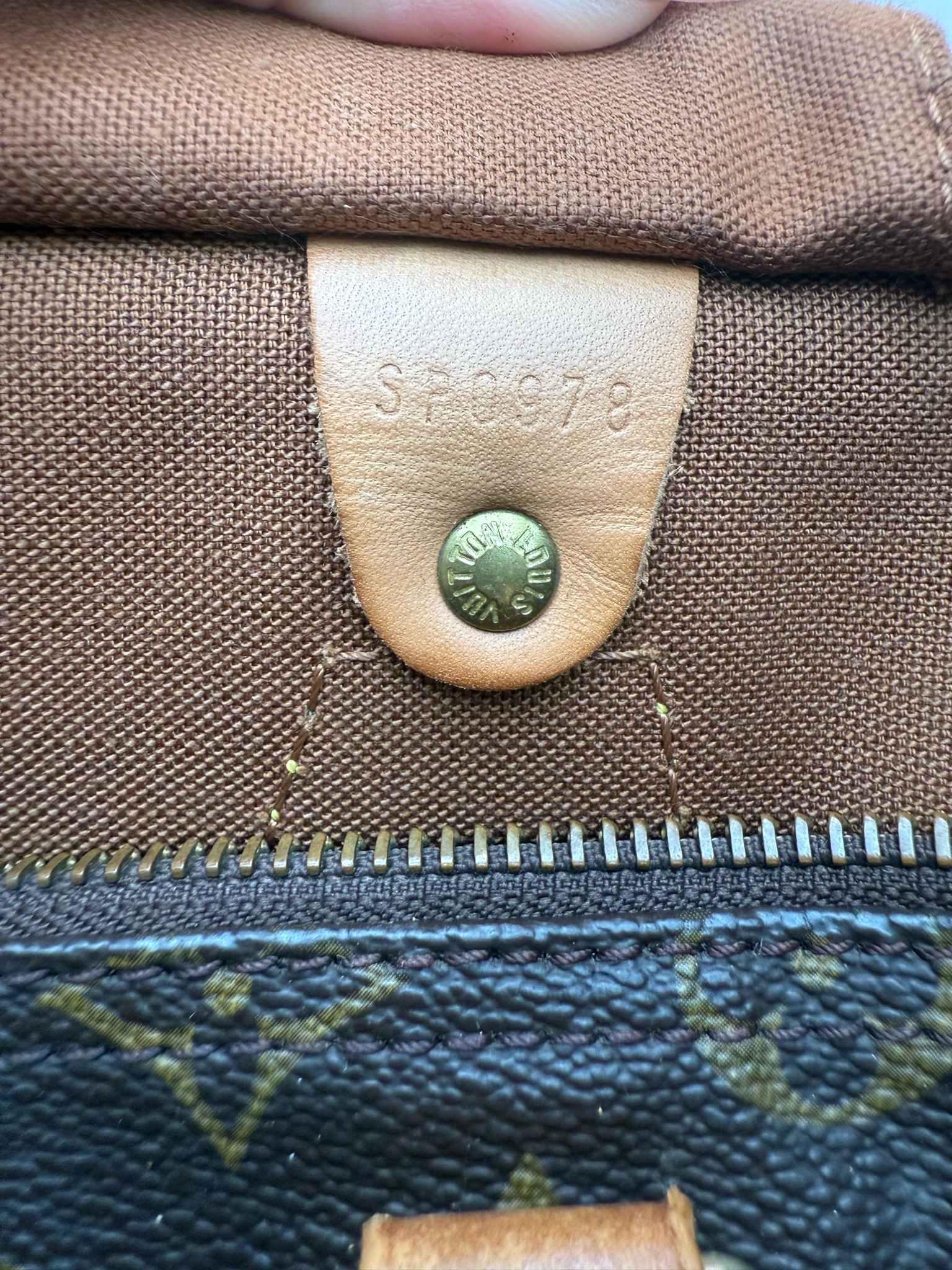 Louis Vuitton Monogram Speedy 35 Boston Satchel Top Handle