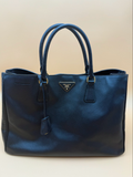 Prada Saffiano Lux Tote Galleria Black Medium