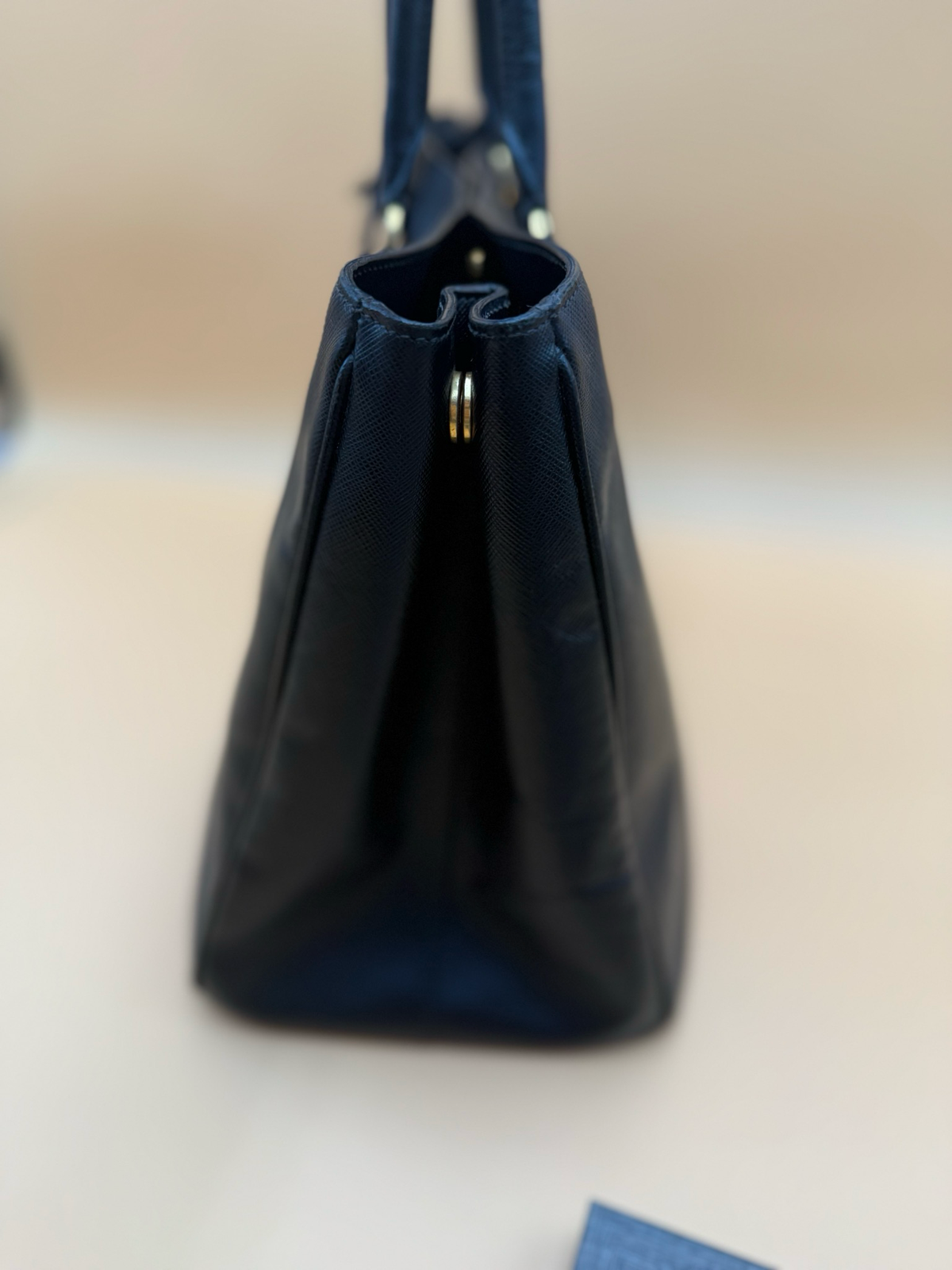 Prada Saffiano Lux Tote Galleria Black Medium