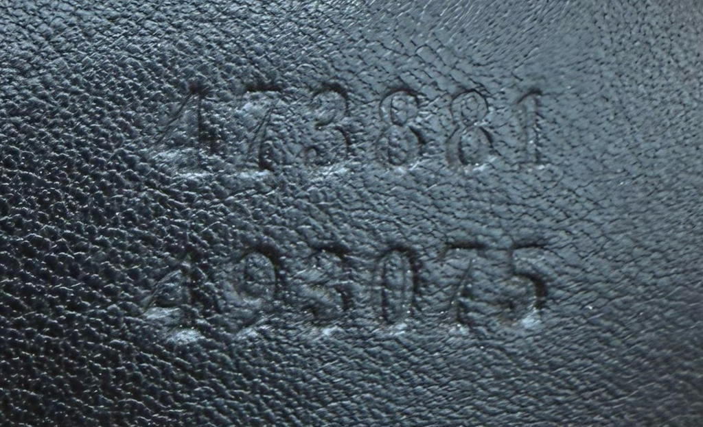Gucci Monogram Leather Guccissima Clutch Bag