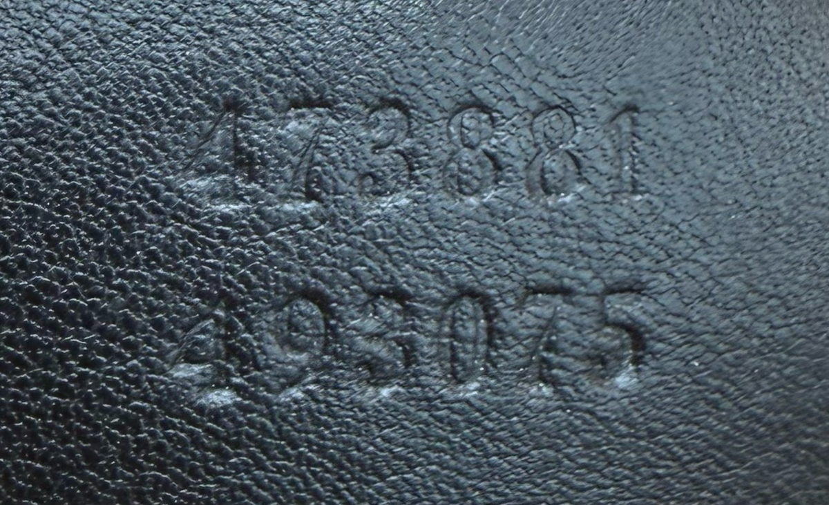 Gucci Monogram Leather Guccissima Clutch Bag