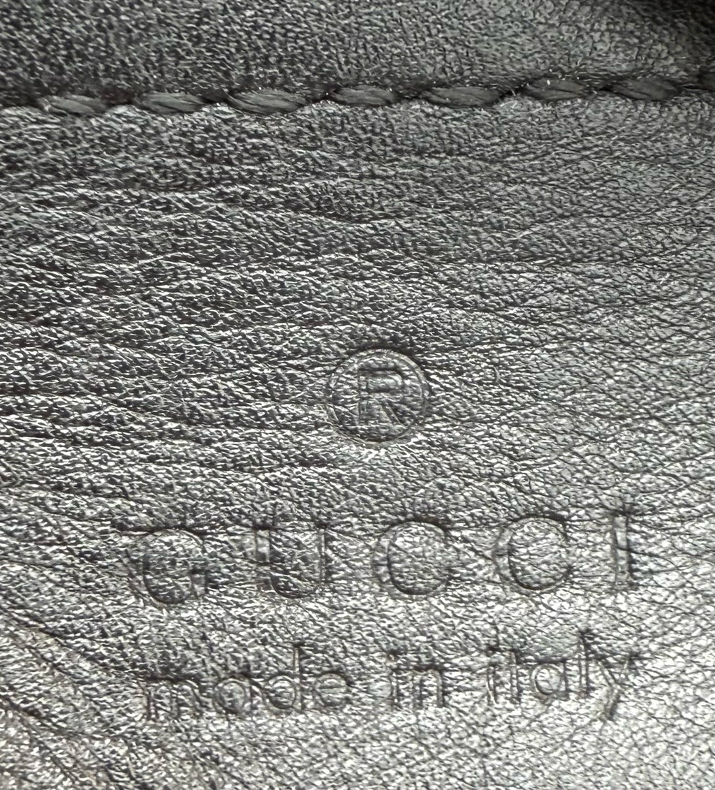 Gucci Monogram Leather Guccissima Clutch Bag