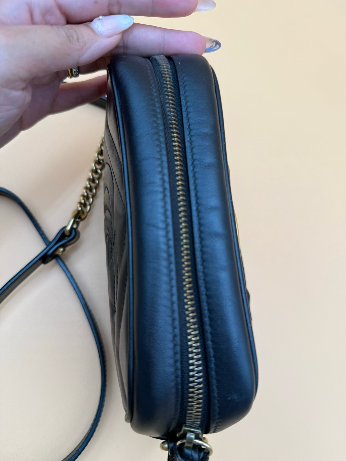 Gucci Marmont Mini Crossbody with Card Holder Bundle