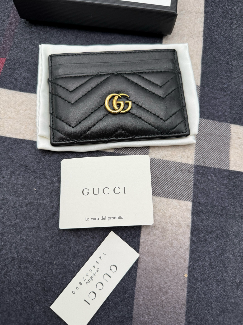 Gucci Marmont Mini Crossbody with Card Holder Bundle