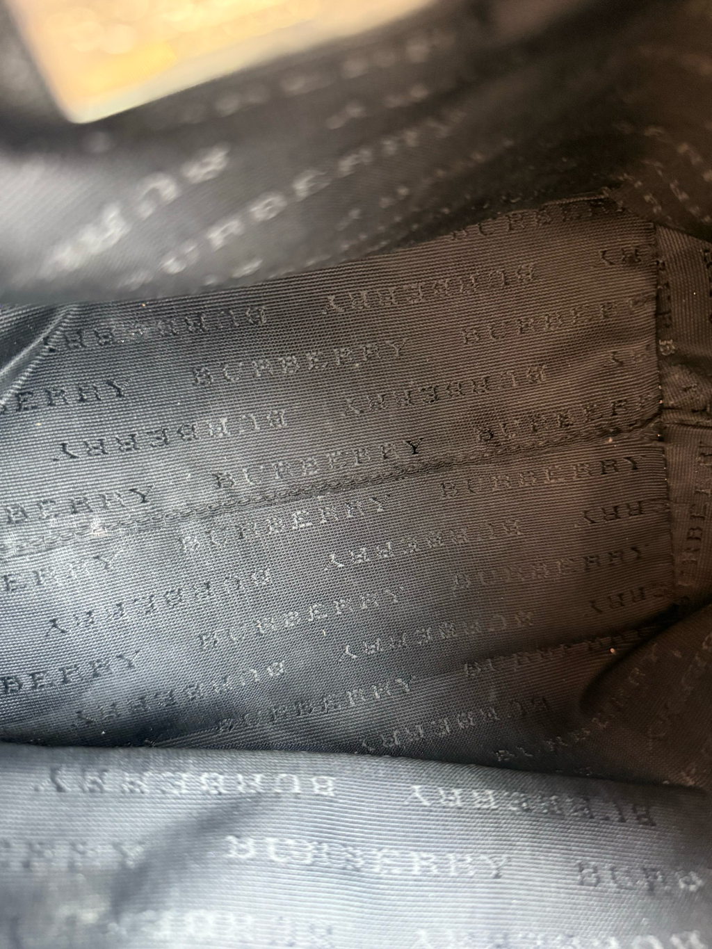 Burberry Nova Check Top Handle Coated Canvas
