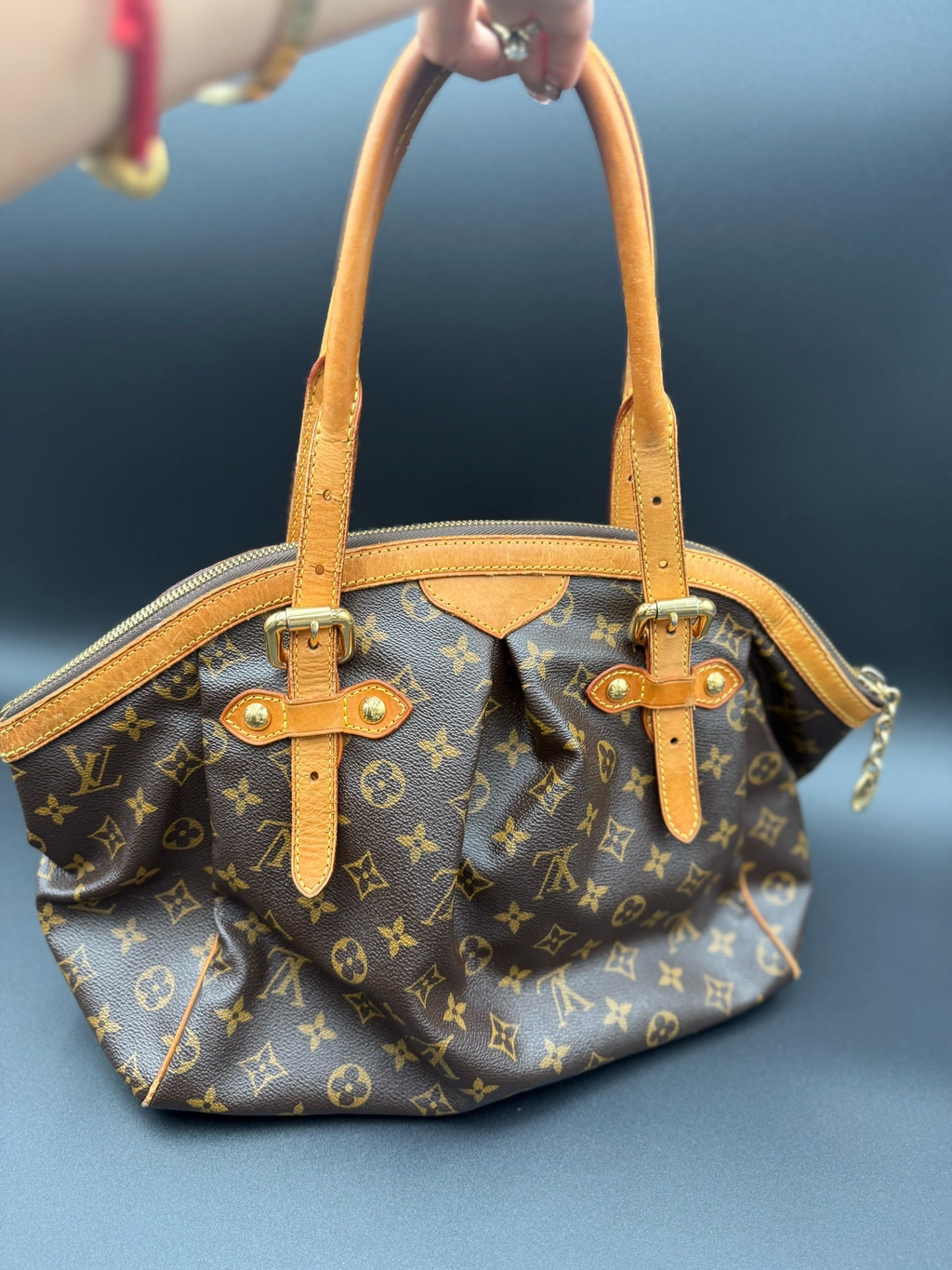 Louis Vuitton Monogram Tivoli Gm Tote Shoulder Bag
