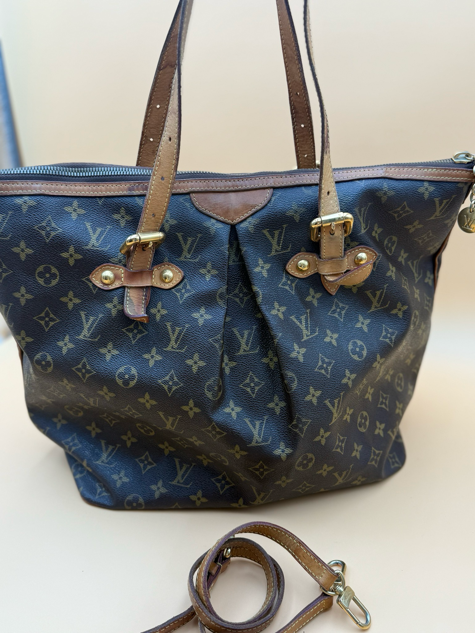 Louis Vuitton Monogram Palermo GM Tote Crossbody