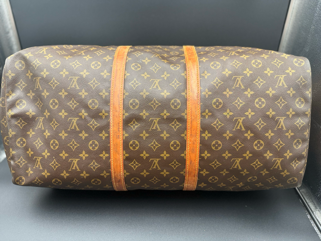Louis Vuitton Monogram Keepall 60 Satchel Luggage Travel Bag