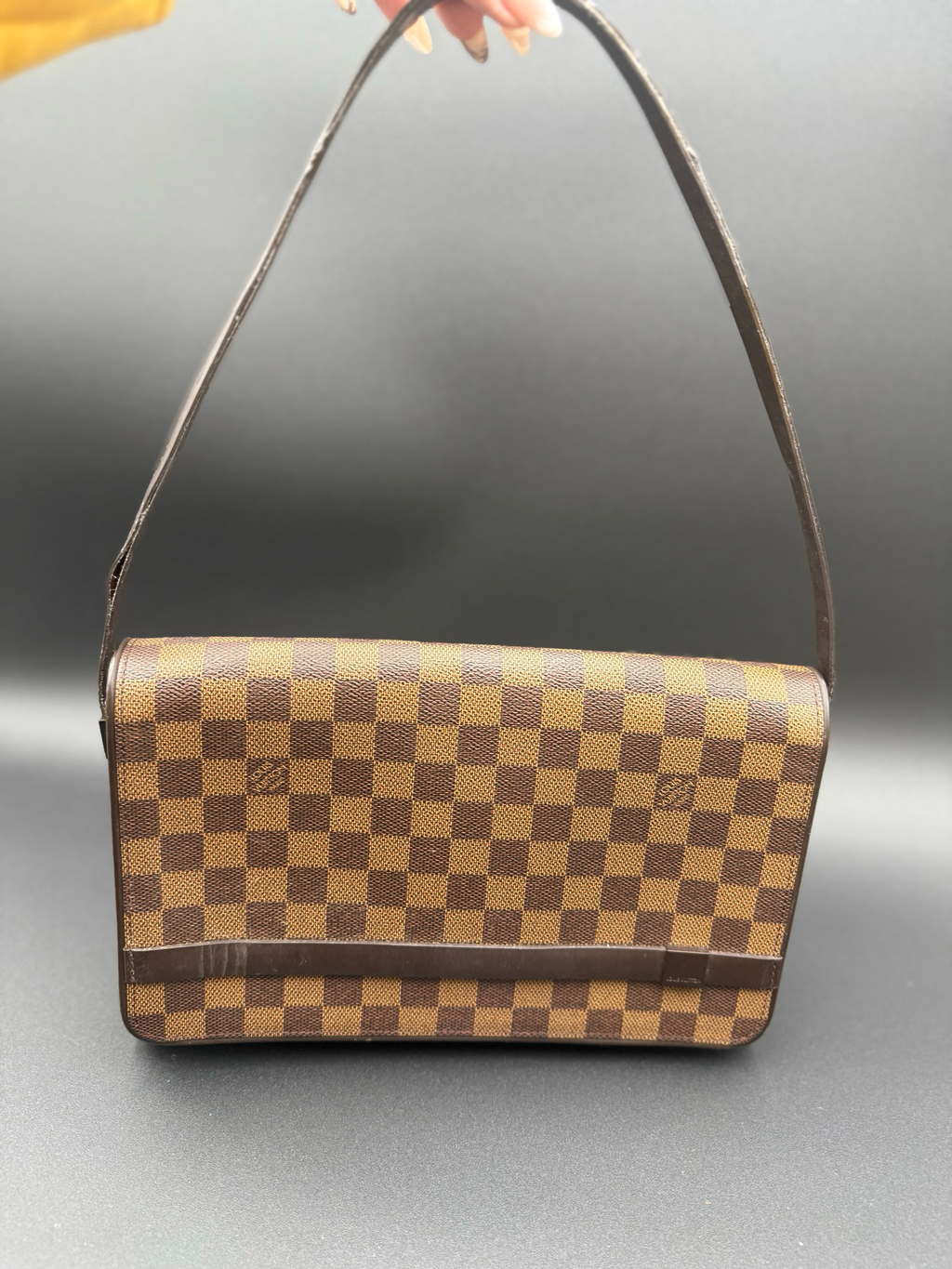 Louis Vuitton Damier Ebene Tribeca Hobo Shoulder