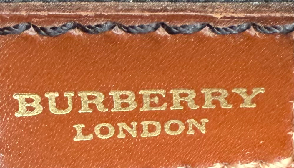 Burberry Haymarket Check Crossbody Messenger Camera Bag