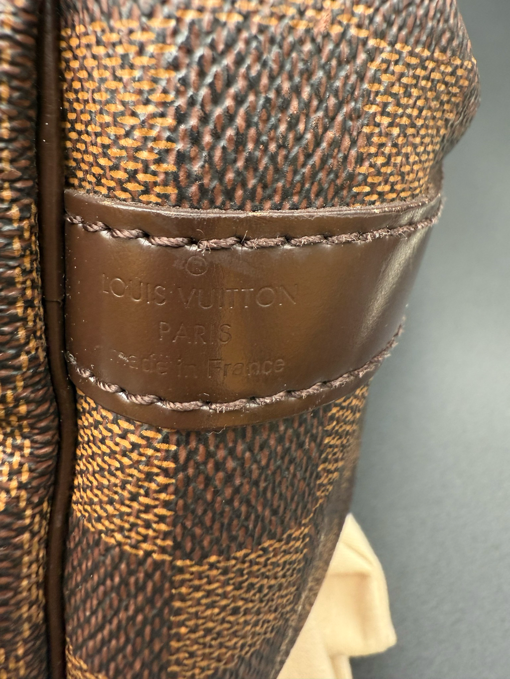 Louis Vuitton Damier Ebene Bandoulier Speedy 35 Crossbody Messenger