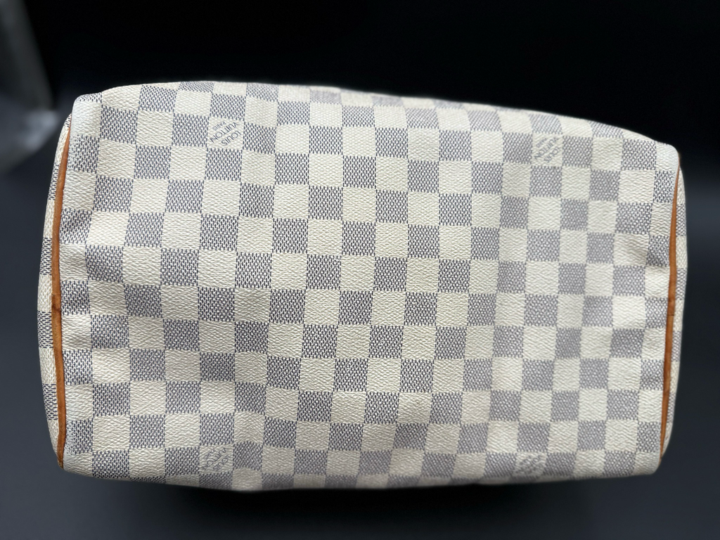 Louis Vuitton Speedy Damier Azur 30 Satchel Boston