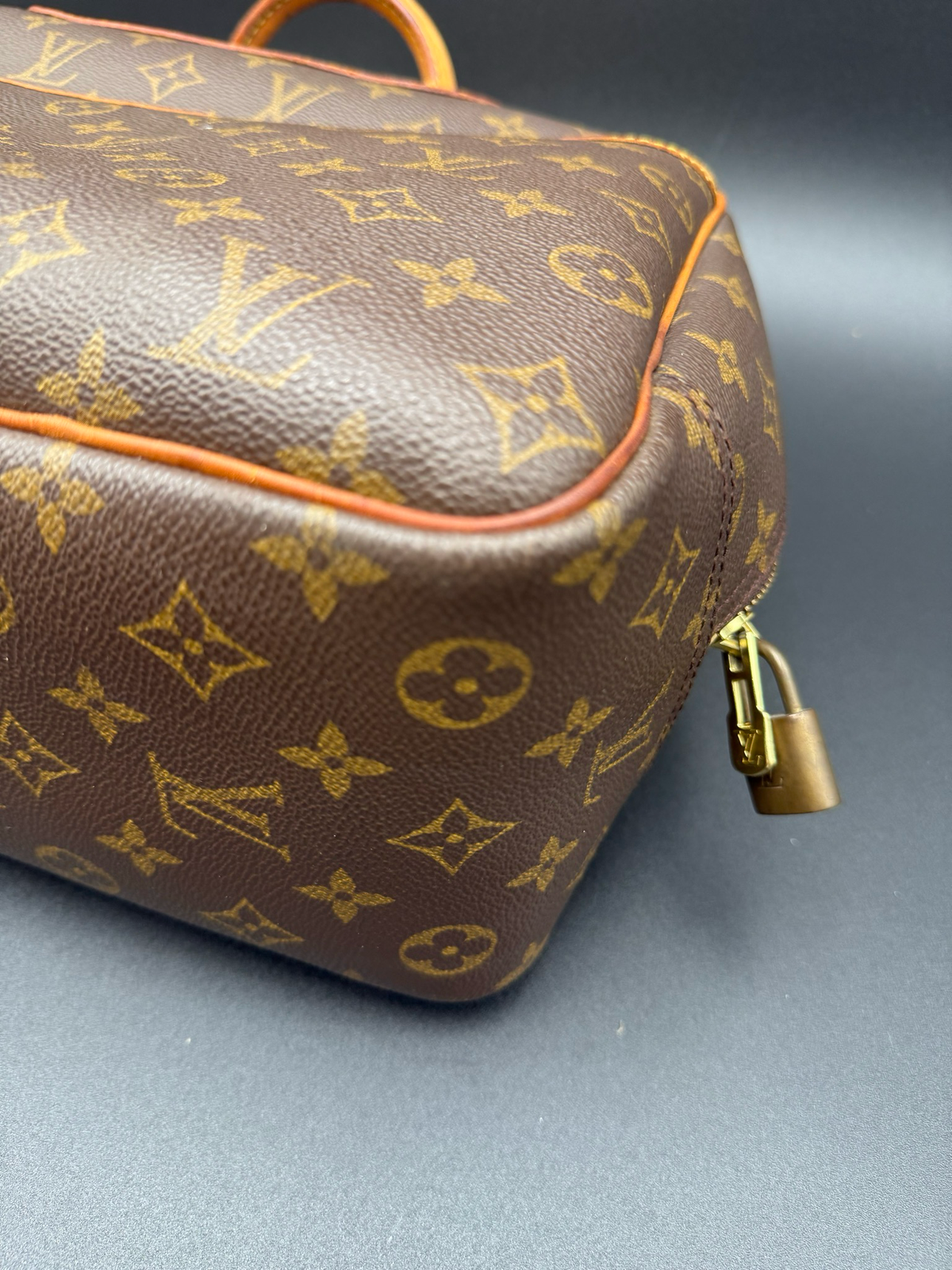 Louis Vuitton Monogram Deauville Top Handle Satchel