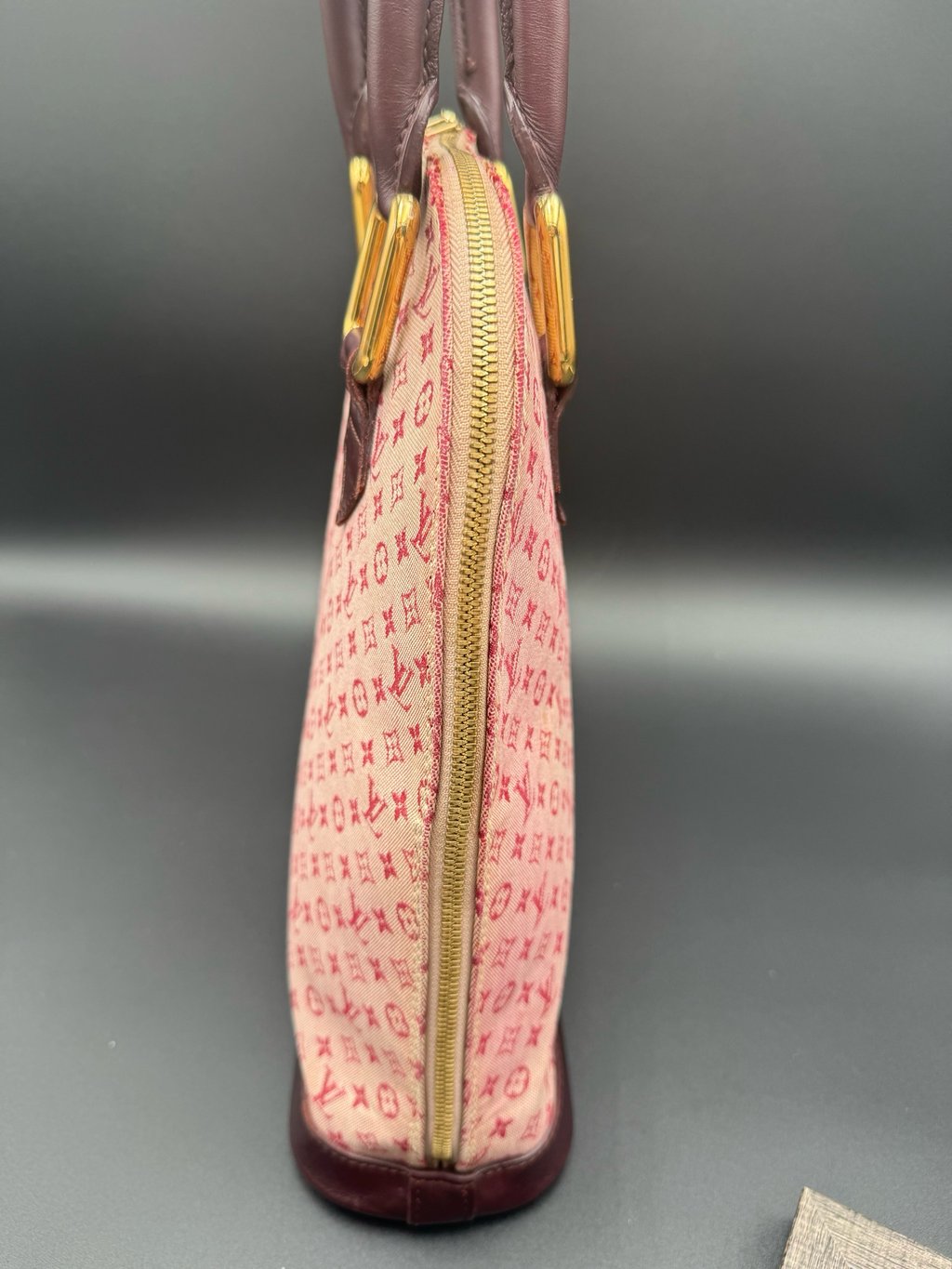 Louis Vuitton Monogram Alma Mini Lin Haut Top Handle