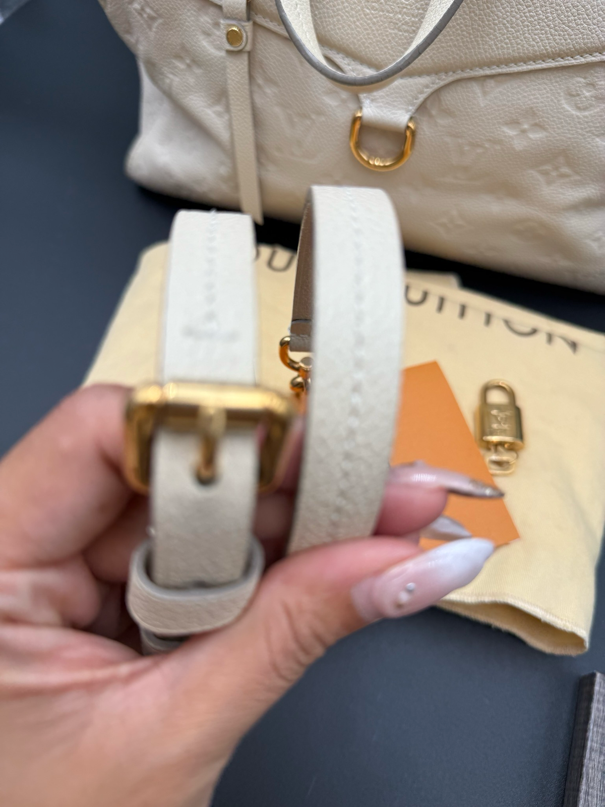 Louis Vuitton Monogram Empreinte Lumineuse Pm Leather Crossbody