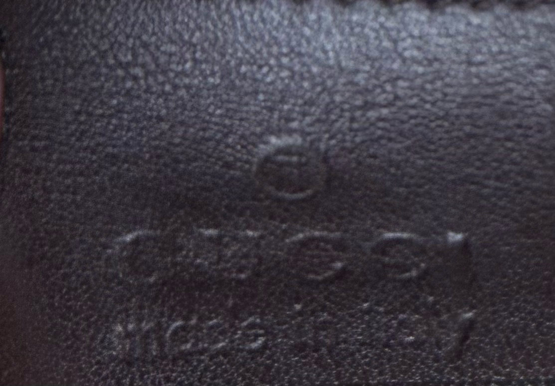 Gucci Guccissima Leather Scarlett Tote Dark Brown Shoulder Bag