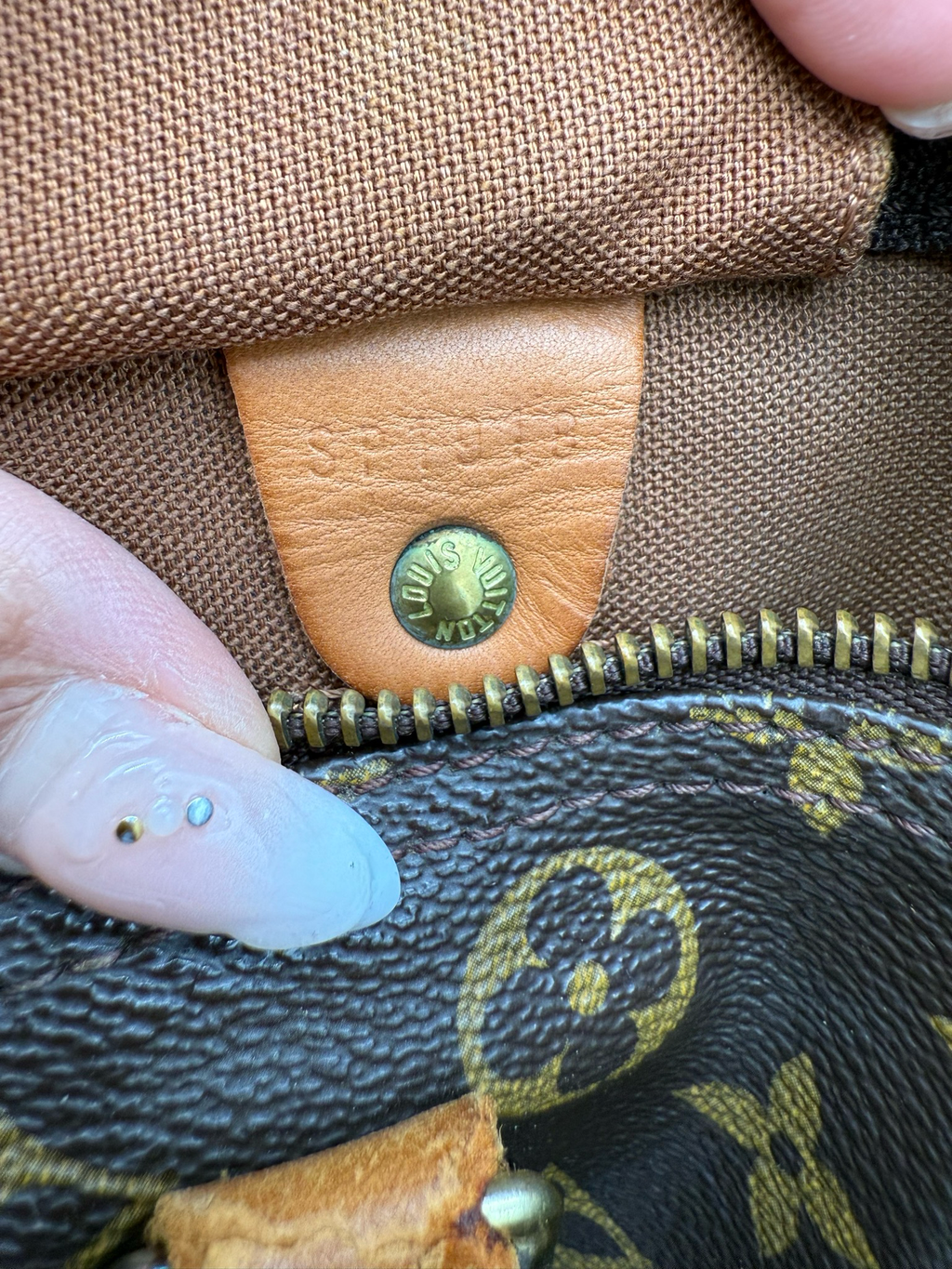 Louis Vuitton Speedy Monogram 30 Satchel Top Handle