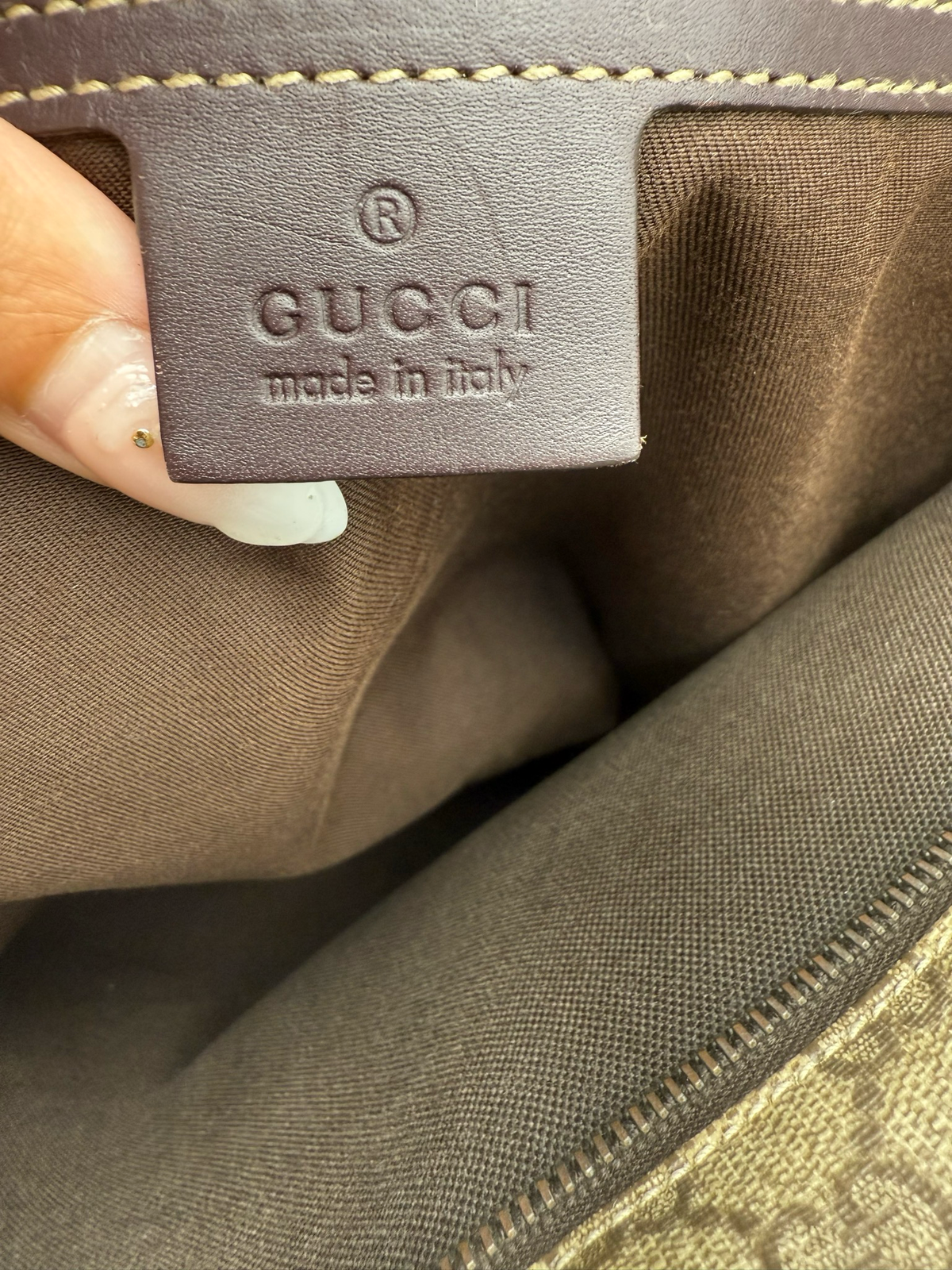 Gucci Supreme Plus Coated Canvas Tote Shoulder