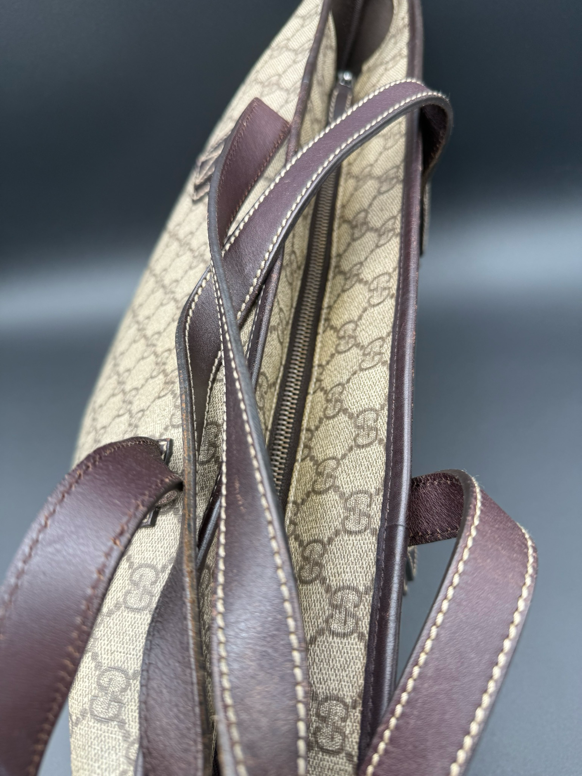 Gucci Supreme Plus Coated Canvas Tote Shoulder