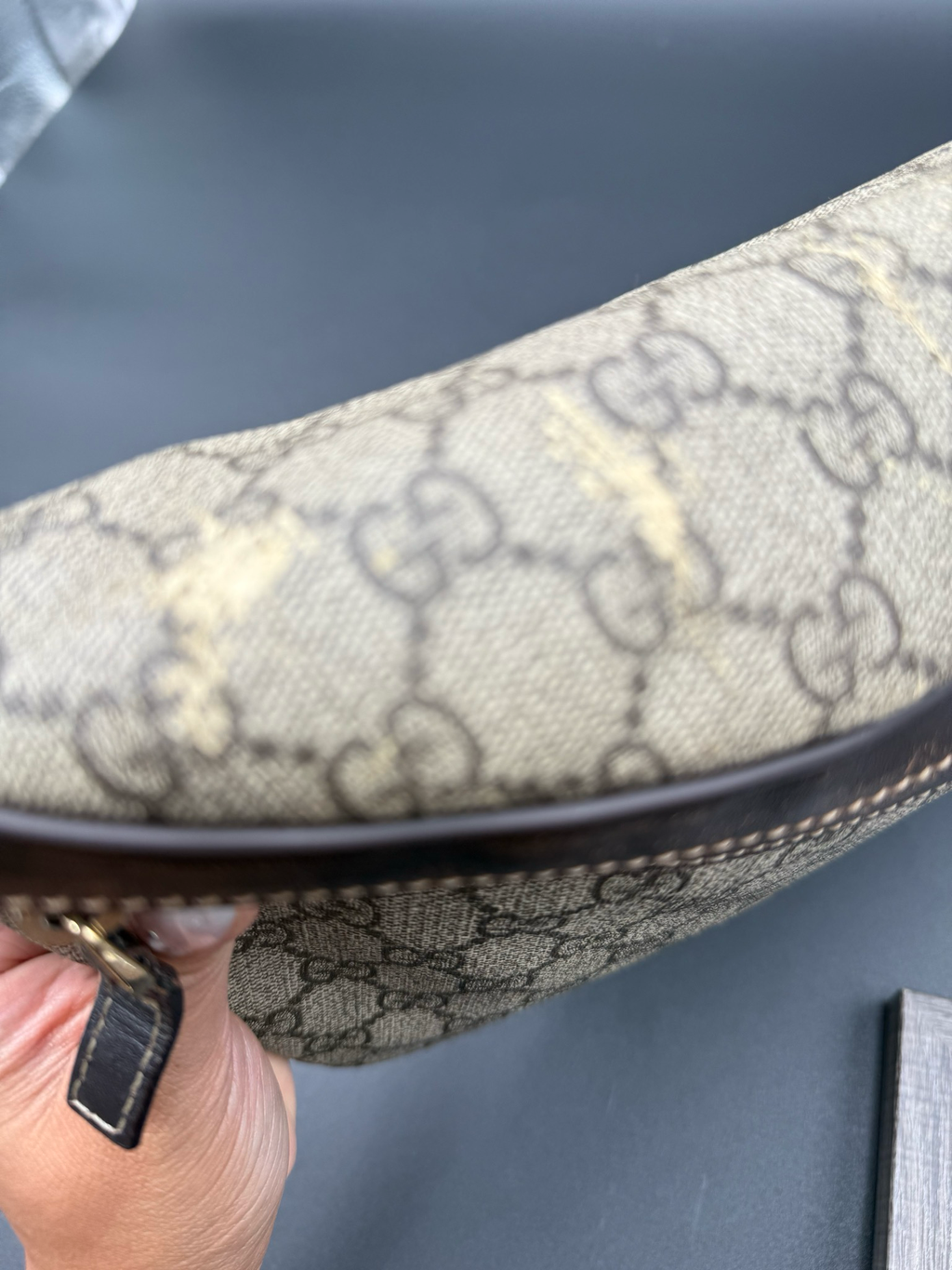 Gucci Monogram Supreme Plus Bum Bag Belt Bag
