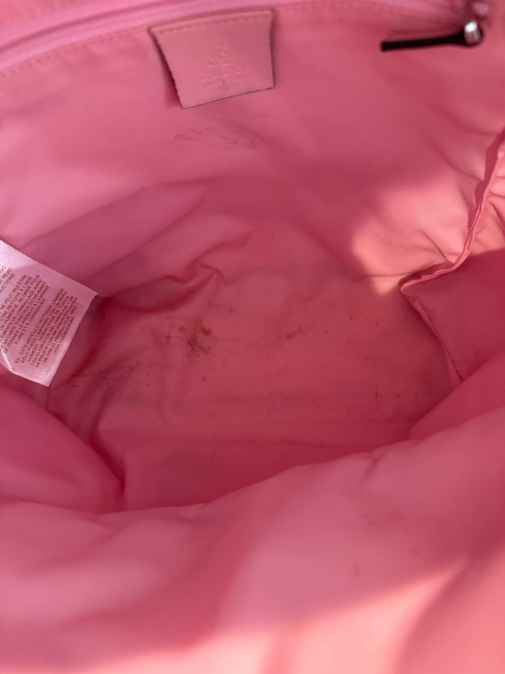 Gucci Backpack Supreme Pink