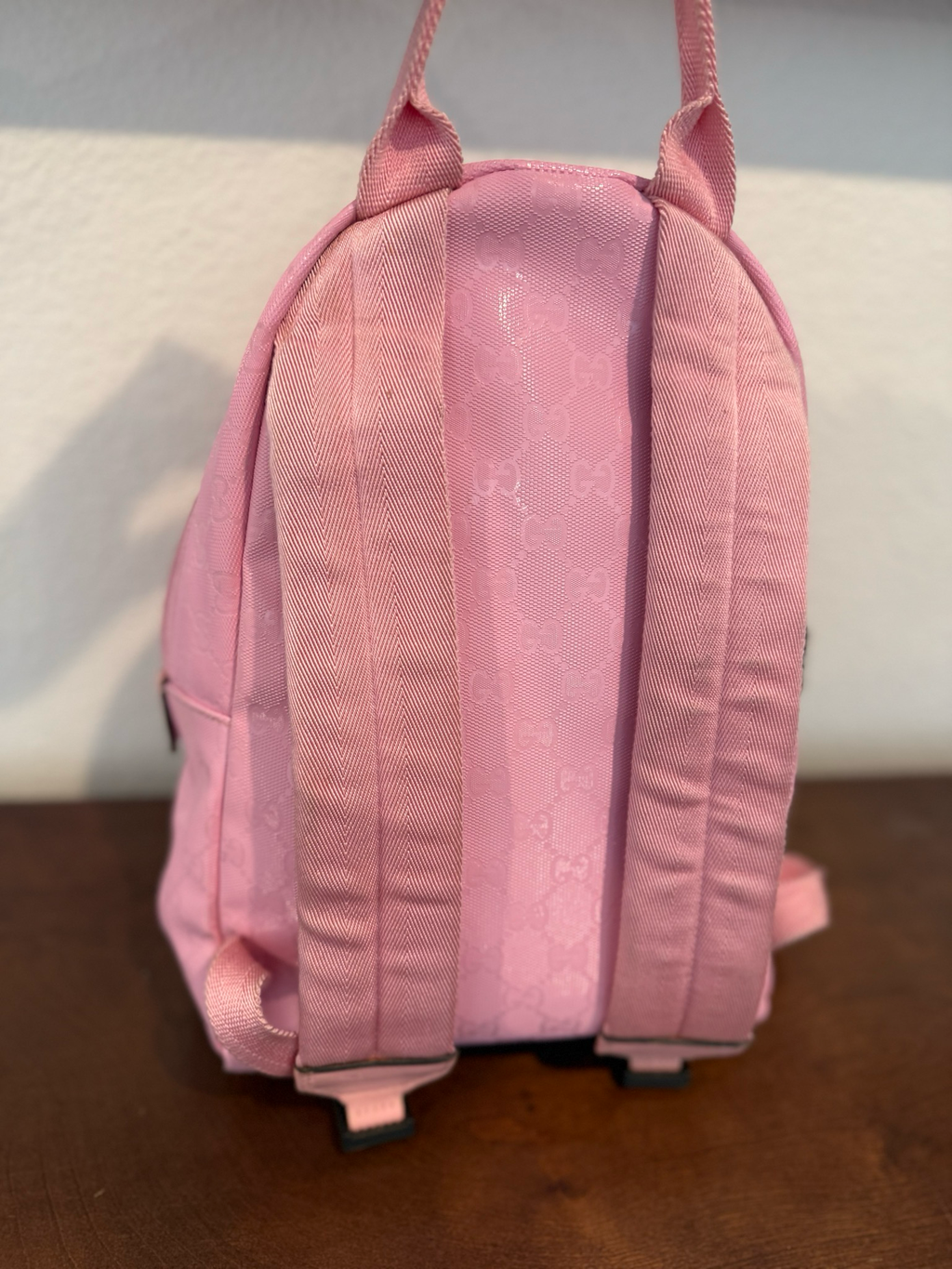 Gucci Backpack Supreme Pink