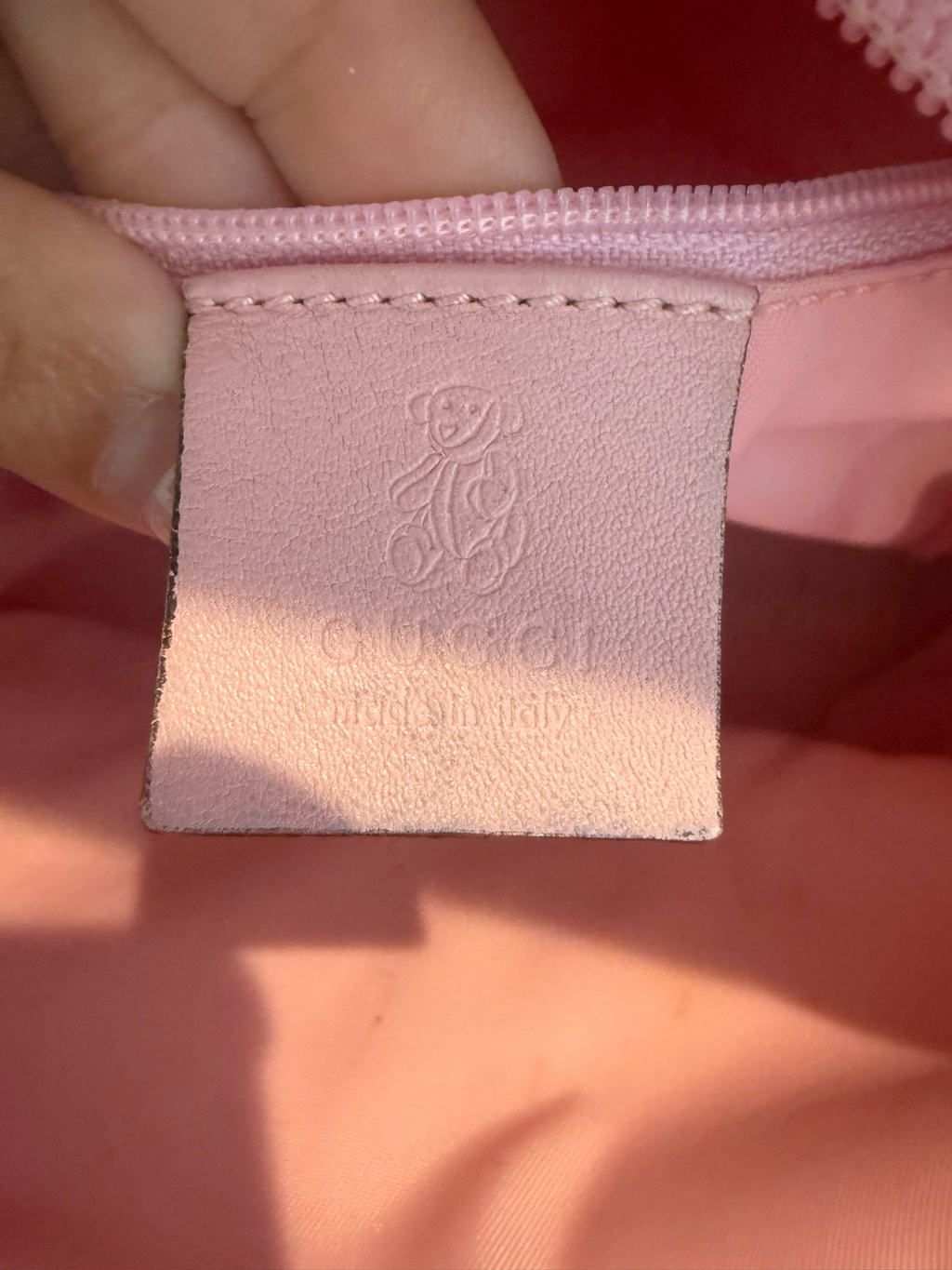 Gucci Backpack Supreme Pink
