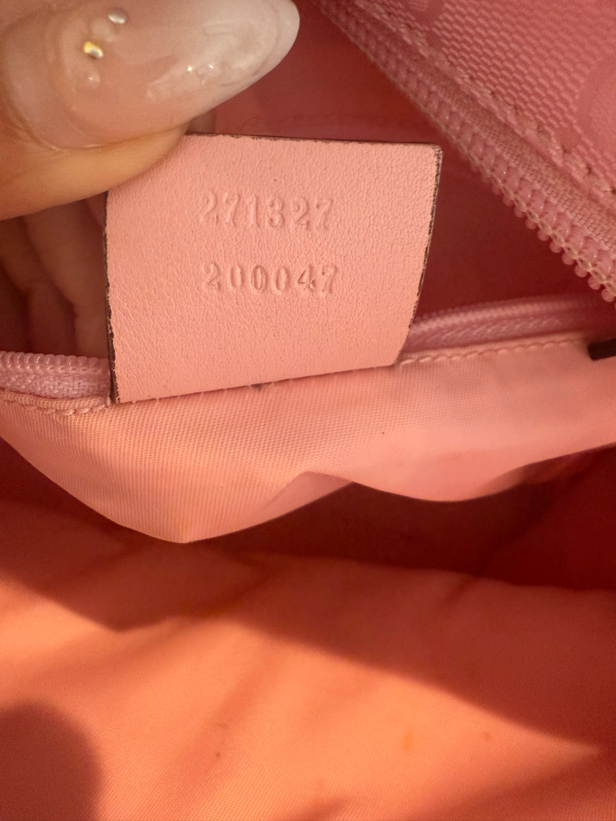 Gucci Backpack Supreme Pink