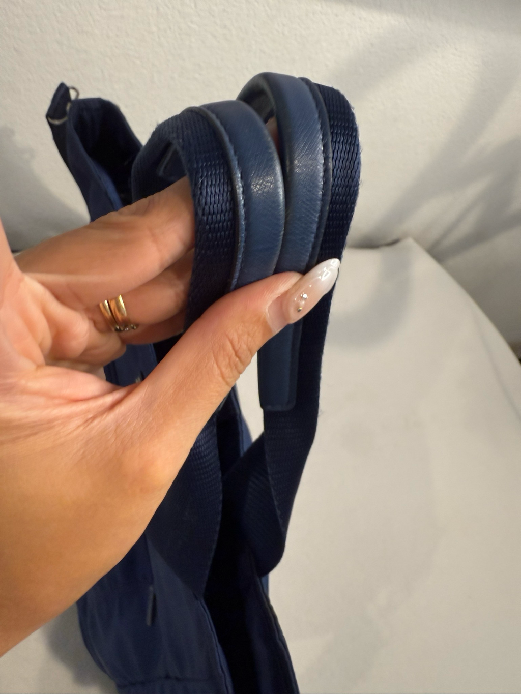 Prada Nylon Tessuto Saffiano Messenger Crossbody