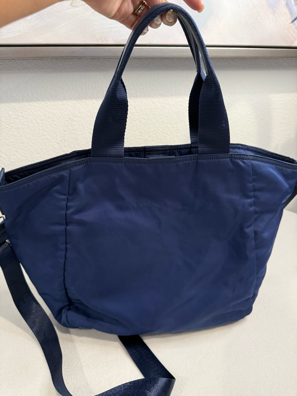 Prada Nylon Tessuto Saffiano Messenger Crossbody