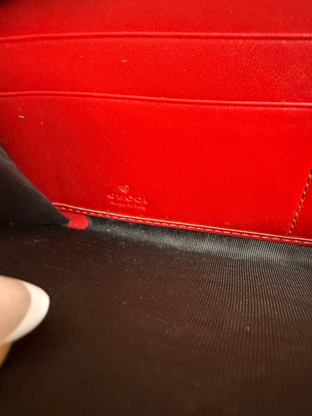 Gucci Monogram Leather Guccissima Ziparound Wallet