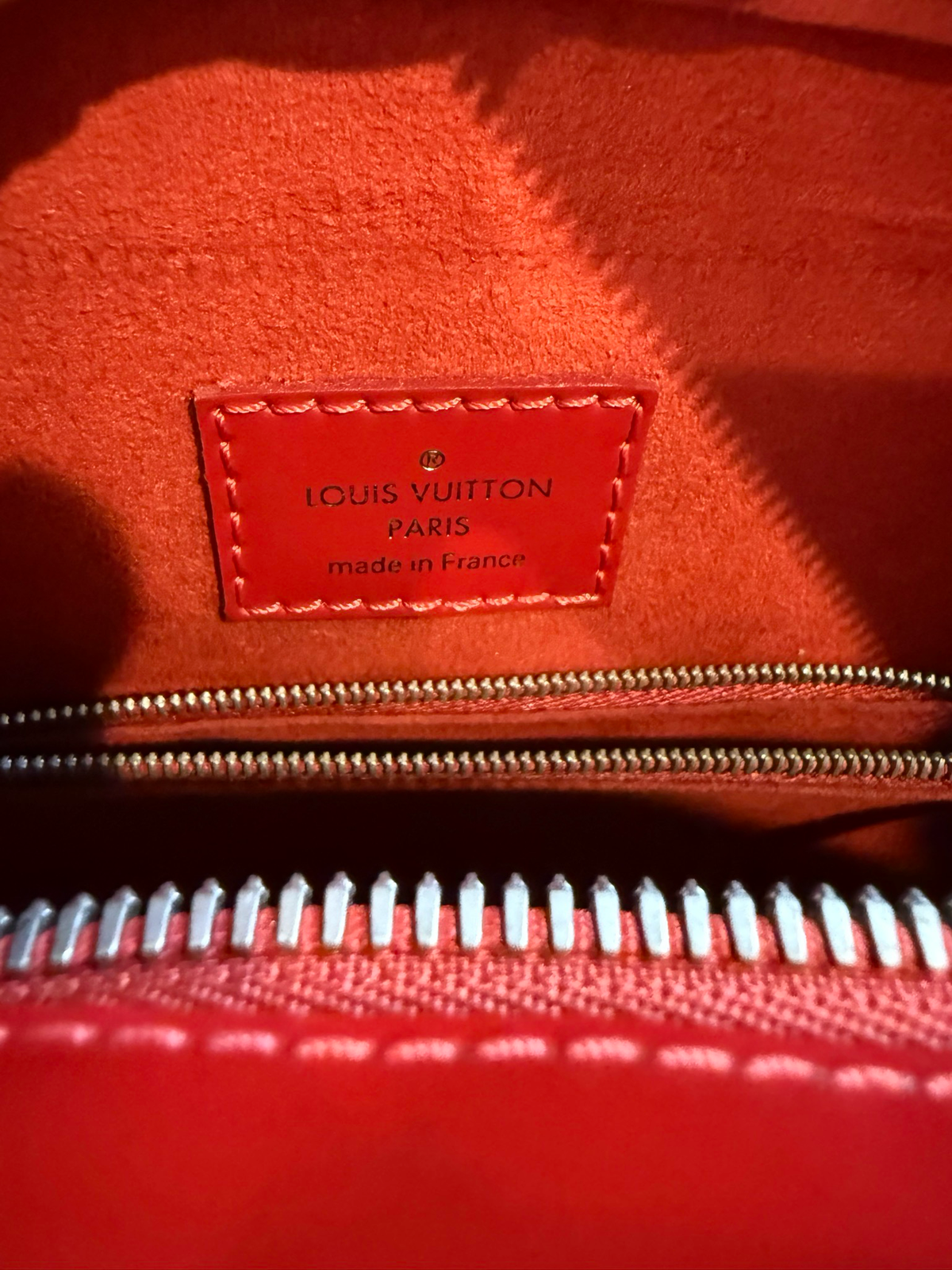 Louis Vuitton Pont Neuf Epi NM Red Handbag