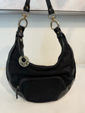 Fendi Zucca Canvas Cuoio Chef Hobo Shoulder