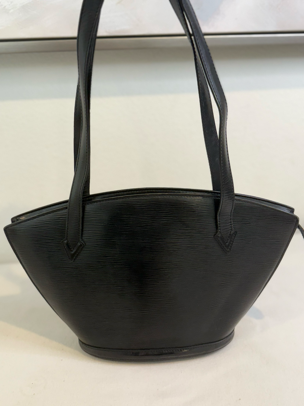 Louis Vuitton Epi Black Saint Jacques PM Tote Shoulder Bag