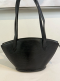 Louis Vuitton Epi Black Saint Jacques PM Tote Shoulder Bag